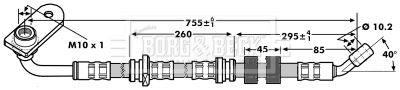 BORG & BECK stabdžių žarnelė BBH7209